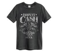 Amplified Unisex Adult Eagle Johnny Cash T-Shirt GD923