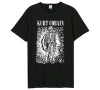 Amplified Unisex Adult Etched Out Kurt Kurt Cobain T-Shirt GD3618