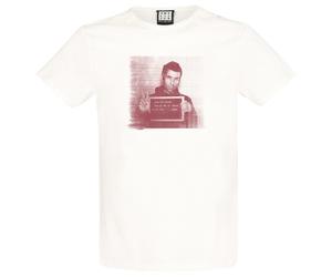 Amplified Unisex Adult Face Liam Gallagher T-Shirt GD1137