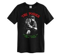Amplified Men's Fairytale In Colour The Pogues T-Shirt in Black | Size: XS Amplified Black XS