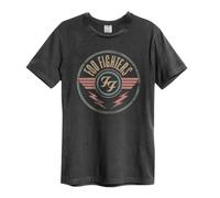 Amplified Unisex Adult FF Air Foo Fighters T-Shirt (M) (Charcoal)