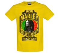Fight For Your Rights Bob Marley T-Shirt Amplified Yellow XL