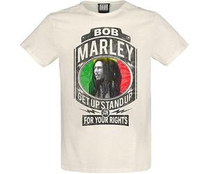 Amplified Unisex Adult Fight For Your Rights Bob Marley T-Sh GD222