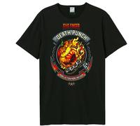 Amplified Men's Fire Five Finger Death Punch Halloween T-Shirt in Black | Size: XS Amplified Black XS