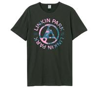 Amplified Men's From Zero Camo Spill Linkin Park T-Shirt in Charcoal | Size: Small Amplified Charcoal S