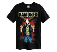 Amplified Men's Gabba Gabba Ramones T-Shirt in Black | Size: 3XL Amplified Black 3XL