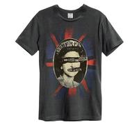 Amplified Unisex Adult God Save The Queen Sex Pistols Crew Neck T-Shirt GD1440