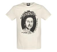 Amplified Men's God Save The Queen Sex Pistols T-Shirt in White | Size: XS Amplified White XS