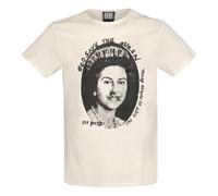 Amplified Men's God Save The Queen Sex Pistols Vintage T-Shirt in White | Size: Large Amplified White L
