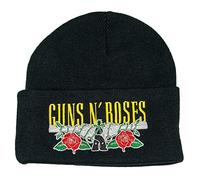 Amplified Unisex Adult Gun Crest Guns N Roses Beanie (One Size) (Black)
