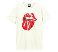 Hackney Diamonds The Rolling Stones Vintage Logo T-Shirt Amplified White XXXL