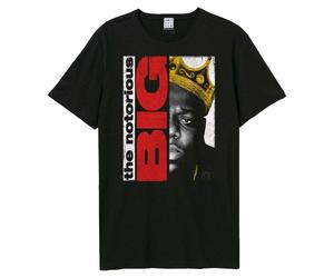 Amplified Unisex Adult Half Face Portrait Notorious Big T-Sh GD3680