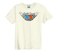 Amplified Unisex Adult Heart Shape Grateful Dead T-Shirt / 3XL Vintage White GD3