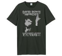 Amplified Unisex Adult Heroes 1978 David Bowie T-Shirt GD1647