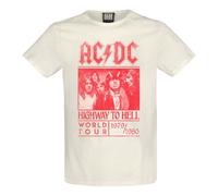 Highway To Hell AC DC T-Shirt Amplified White L