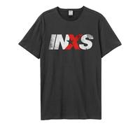INXS Logo T-Shirt Amplified Charcoal XL