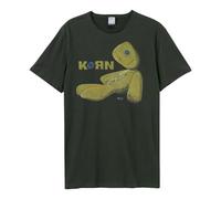 Amplified Unisex Adult Issues Korn T-Shirt Charcoal S