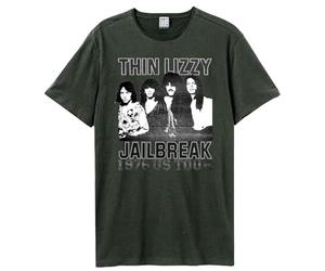 Amplified Unisex Adult Jailbreak Tour Thin Lizzy T-Shirt (M) (Charcoal)