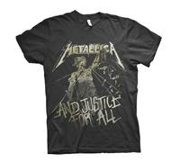 Amplified Unisex Adult Justice For All Metallica T-Shirt / N/A N/A GD1707