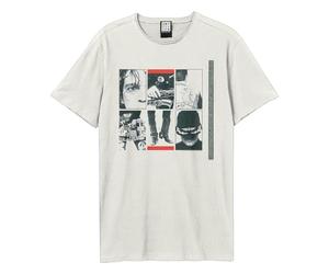 Amplified Unisex Adult Kick INXS T-Shirt (M) (Vintage White)
