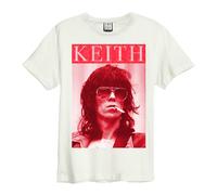 Amplified Unisex Adult Kool Keef The Rolling Stones T-Shirt / 3XL Vintage White