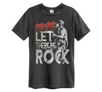 Amplified Unisex Adult Let There Be Rock AC/DC T-Shirt GD1286