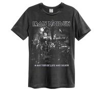 Life Or Death Iron Maiden T-Shirt Amplified Charcoal M