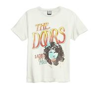 Amplified Unisex Adult Light My Fire The Doors Vintage T-Shirt GD3331