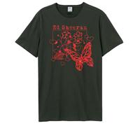 Amplified Unisex Adult Line Art Butterfly Ed Sheeran T-Shirt GD1059