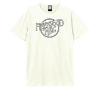 Amplified Unisex Adult Line Art Logo Fleetwood Mac T-Shirt GD2021
