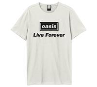 Live Forever Oasis T-Shirt Amplified White M