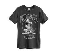 Amplified Unisex Adult Live In Concert Elton John T-Shirt GD1353
