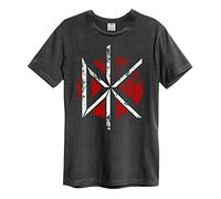 Amplified Unisex Adult Logo Dead Kennedys T-Shirt (XXL) (Charcoal)