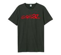 Amplified Unisex Adult Logo Gorillaz T-Shirt / N/A N/A GD646