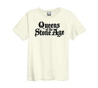 Logo Queens Of The Stone Age T-Shirt Amplified White XXXL