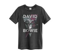 Amplified Unisex Adult Look Into My Eyes David Bowie T-Shirt GD878