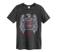 Amplified Unisex Adult Metal Eagle Slayer T-Shirt GD1290