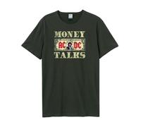 Money Talks AC DC T-Shirt Amplified Charcoal XL