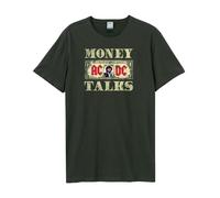 Money Talks AC DC T-Shirt Amplified Charcoal XXXL