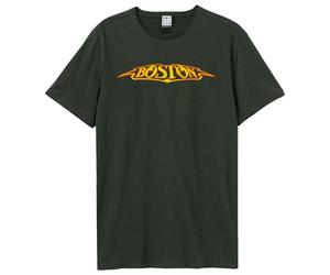 Amplified Unisex Adult More Than A Feeling Boston Logo T-Shi GD3305
