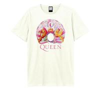 Amplified Unisex Adult Night At The Opera Crest Queen / 3XL Vintage White GD3355