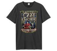 Amplified Unisex Adult No Rest for The Wicked Ozzy Osbourne T-Shirt (L) (Charcoal)
