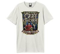 Amplified Unisex Adult No Rest for The Wicked Ozzy Osbourne T-Shirt (XS) (Vintage White)