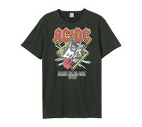 Amplified Unisex Adult North America Tour 80 AC/DC Vintage T GD1713