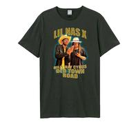 Amplified Men's Old Town Road Lil Nas X T-Shirt in Charcoal | Size: Small Amplified Charcoal S
