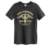 Amplified Unisex Adult One By One Foo Fighters T-Shirt GD1404