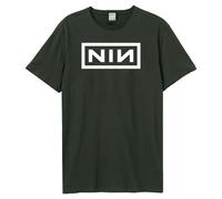 Amplified Unisex Adult One Colour NIN Logo T-Shirt GD4075