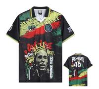 Amplified Unisex Adult One Love Bob Marley Jersey (M) (Multicoloured)