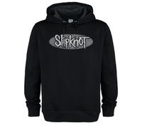 Amplified Men's Oval Logo Slipknot Drawstring Hoodie in Black | Size: XS Amplified Black XS