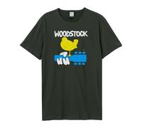 Amplified Unisex Adult Peace and Love Woodstock T-Shirt GD1583